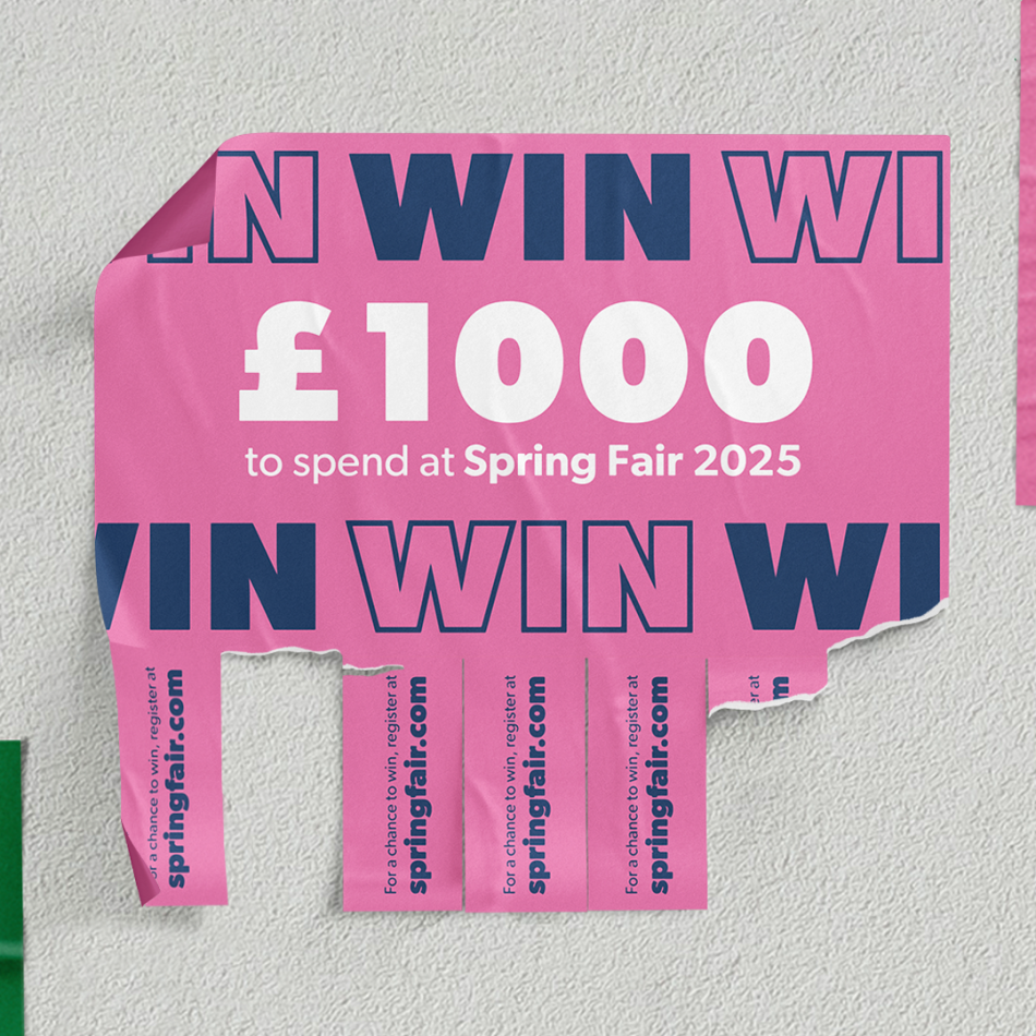 Spring Fair, the UK's leading retail trade show for Home, Gift and Fashion, has announced the launch of a competition to win £1000